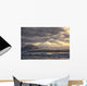Shafts of sunlight shine on the ice calves floating Wall Mural