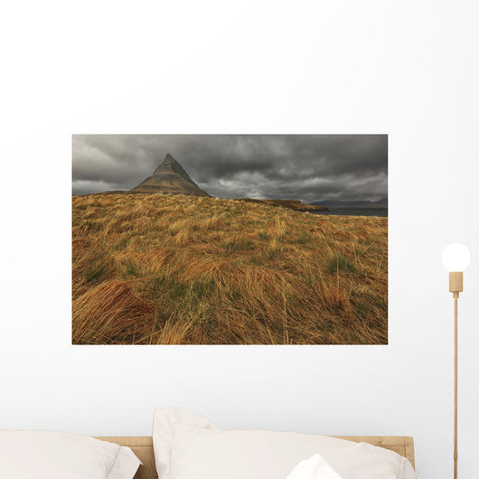 The mountain kirkjufell on the snaefellsnes peninsula Wall Mural