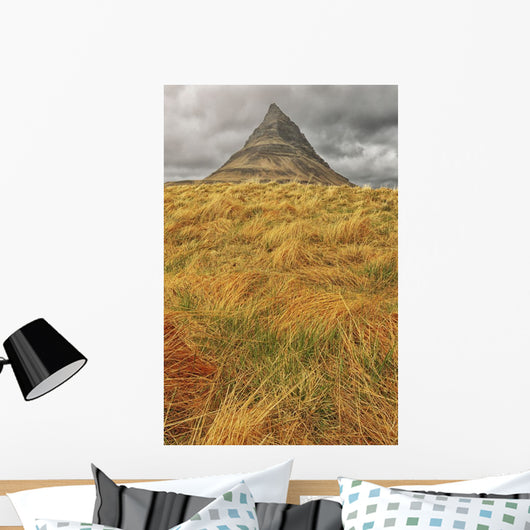 The mountain kirkjufell on the snaefellsnes peninsula Wall Mural