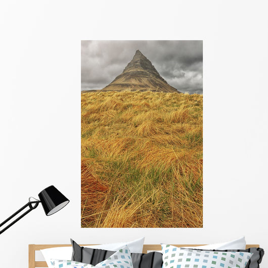 The mountain kirkjufell on the snaefellsnes peninsula Wall Mural