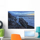 Waves crash over the shoreline along the beach of djupalonssandur Wall Mural