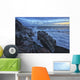 Waves crash over the shoreline along the beach of djupalonssandur Wall Mural