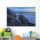 Waves crash over the shoreline along the beach of djupalonssandur Wall Mural