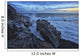 Waves crash over the shoreline along the beach of djupalonssandur Wall Mural