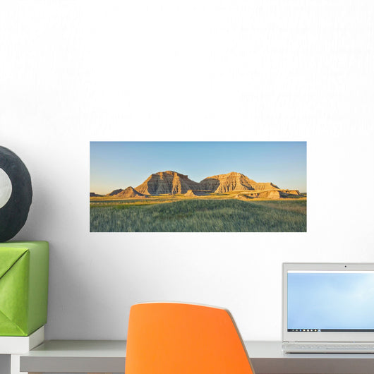 Dawn in badlands national park Wall Mural