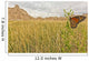 Monarch butterfly on a blade of grass at dawn Wall Mural