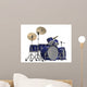 Drum Kit Wall Decal