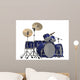 Drum Kit Wall Decal