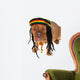 Rasta Doggy Wall Decal