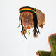 Rasta Doggy Wall Decal