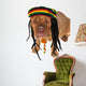 Rasta Doggy Wall Decal