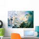 Hawaii, Maui, Makena, Beautiful Blue Wave Breaking At The Beach Wall Mural