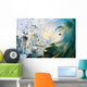 Hawaii, Maui, Makena, Beautiful Blue Wave Breaking At The Beach Wall Mural