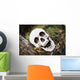 Decorative skull at halloween;Millet alberta canada Wall Mural