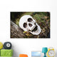 Decorative skull at halloween;Millet alberta canada Wall Mural