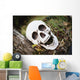 Decorative skull at halloween;Millet alberta canada Wall Mural