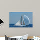 Navigazione Sotto Spinnaker Bianco Wall Mural