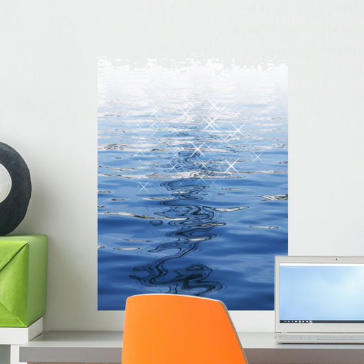 The shimmer of water Wall Mural