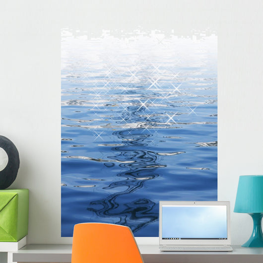 The shimmer of water Wall Mural