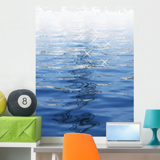 The shimmer of water Wall Mural