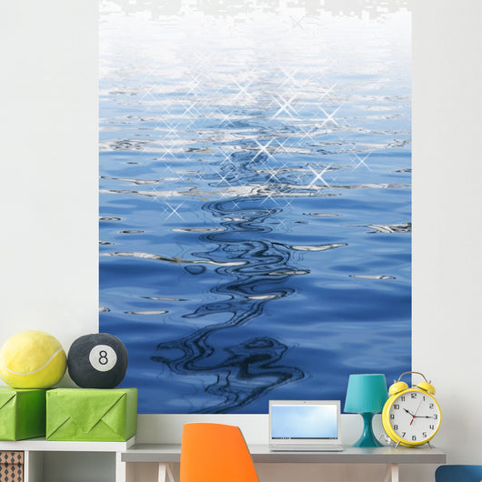 The shimmer of water Wall Mural