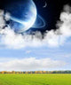 Fields Far Planet Wall Decal