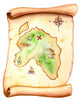 Treasure Map Wall Decal