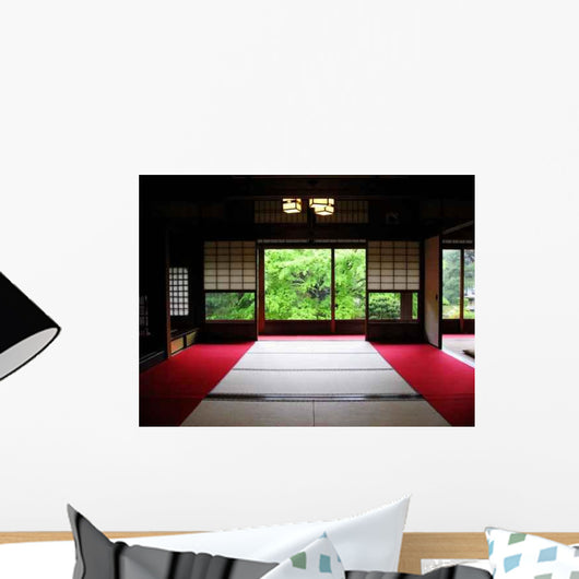 Japanese-style Red Carpet Wall Decal