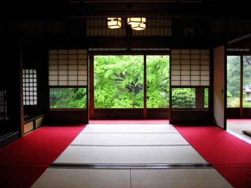 Japanese-style Red Carpet Wall Decal