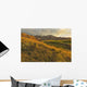 Sunset over the landscape of badlands national park Wall Mural