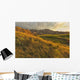 Sunset over the landscape of badlands national park Wall Mural