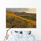 Sunset over the landscape of badlands national park Wall Mural
