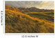 Sunset over the landscape of badlands national park Wall Mural