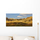 Dramatic light on the eroded formations of badlands national park Wall Mural