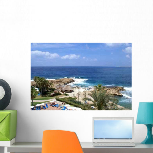 Aerial Beautiful Island Cyprus Wall Decal
