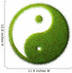 Yin Yang grass Wall Decal
