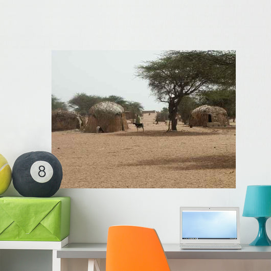 Village Africa Wall Decal Design 2