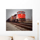 Red Train Wall Mural