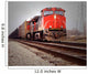 Red Train Wall Mural