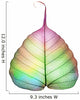 Abstract Colorful Leaf White Wall Decal