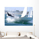 sailing woman 01 Wall Mural