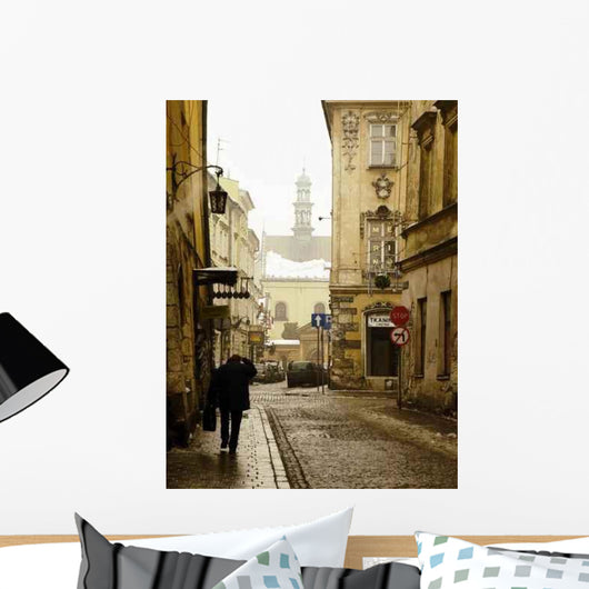 Old Krakow Street Wall Decal