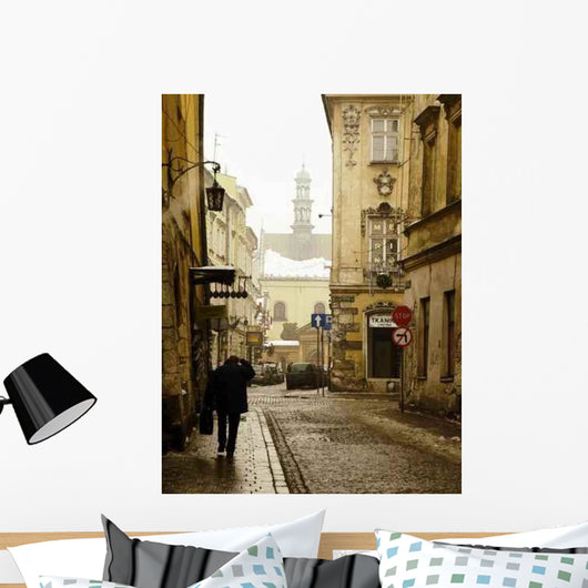 Old Krakow Street Wall Decal