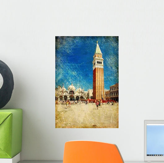 Old Venice-artistic Retro Styled Wall Decal