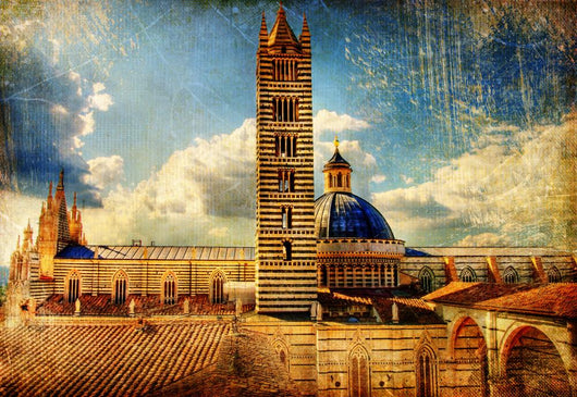 great italian landmarks  -Siena cathedral Wall Mural