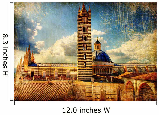great italian landmarks  -Siena cathedral Wall Mural