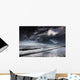 Dark storm clouds Wall Mural