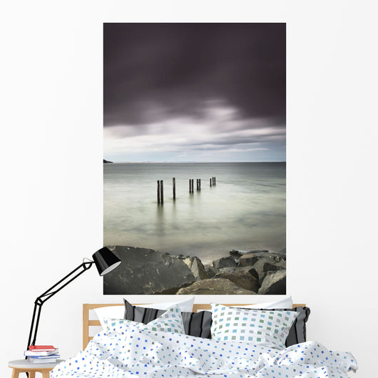 Wooden posts Wall Mural
