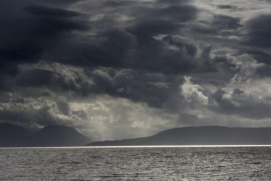 Dramatic sky with dark storm clouds Wall Mural