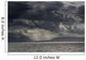 Dramatic sky with dark storm clouds Wall Mural
